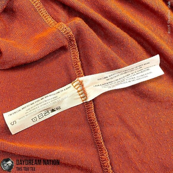 DAYDREAM NATION X DOLLS KILL THIS TOO GRAPHIC TEE SHIRT IN RUSTY BRONZE SIZE S - Picture 10 of 13